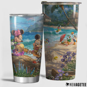 Mickey and Minnie in Hawaii Skinny Tumbler 30oz 20oz