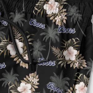 COORS beer Hawaiian Shirt, Beach Shorts for Men