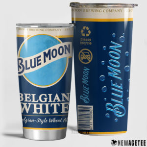 Blue Moon Beer Belgian White Skinny Tumbler 30oz 20oz