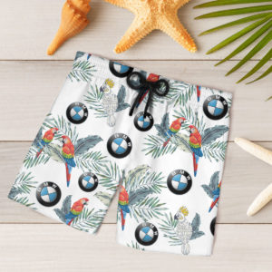 BMW Hawaiian Shirt, Beach Shorts for Men