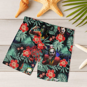 Joker Hawaiian Shirt, Beach Shorts for Men