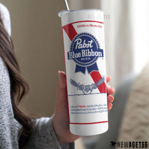 Pabst Blue Ribbon Beer Skinny Tumbler 30oz 20oz