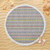 Michelob Ultra Beer Round Beach Towel