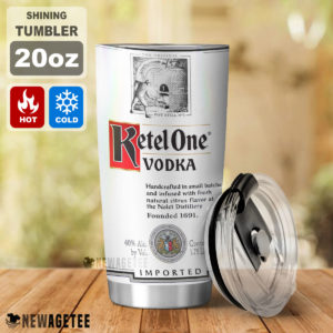 Ketel One Vodka Skinny Tumbler Stainless Steel 20oz 30oz