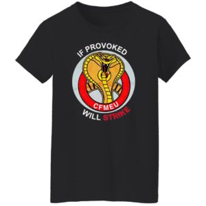 If Provoked Will Strike Cfmeu Shirt