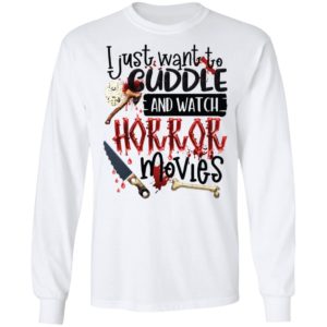 Hocus Pocus I Just Want To Cuddle And Watch Horror Movies Shirt