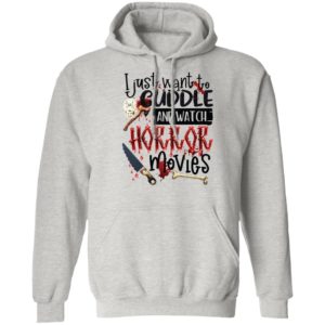 Hocus Pocus I Just Want To Cuddle And Watch Horror Movies Shirt
