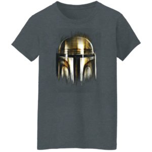 Boba Fett T-Shirt The Mandelorian Helmet Mens Star Wars Jedi Yoda Darth Vader Tee
