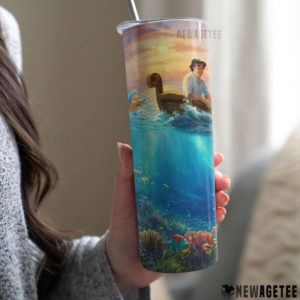 Little Mermaid Falling in Love Skinny Tumbler 30oz 20oz