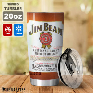 Jim Beam White Label Whiskey Skinny Tumbler 20oz 30oz