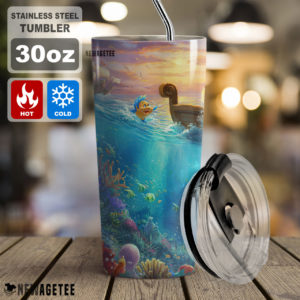 Little Mermaid Falling in Love Skinny Tumbler 30oz 20oz