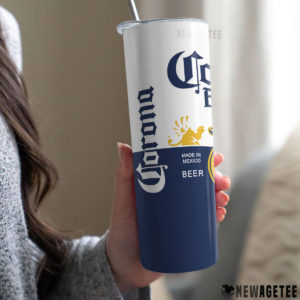 Corona Extra Beer Made in Mexico Skinny Tumbler Stainless Steel 20oz 30oz