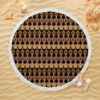 Fireball Cinnamon Whisky Round Beach Towel