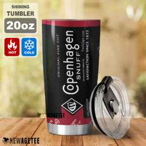 Copenhagen Snuff Skinny Tumbler Stainless Steel 20oz 30oz