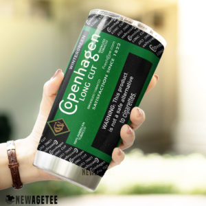 Copenhagen Long Cut Wintergreen Skinny Tumbler Stainless Steel 20oz 30oz