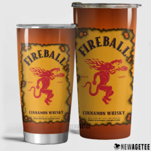 Fireball Canadian Whisky Skinny Tumbler 20oz 30oz