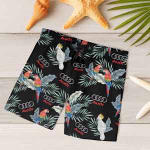 Audi Hawaiian Shirt, Beach Shorts for Men