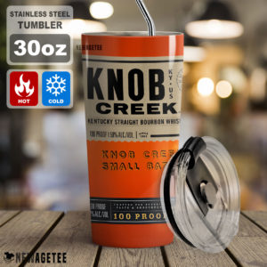 Knob Creek Bourbon Whiskey Skinny Tumbler 30oz 20oz