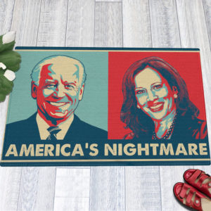 America’s Nightmare Joe Biden Kamala Harris Indoor Doormat