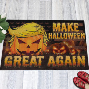 Trumpkin American Make Halloween Great Again Doormat