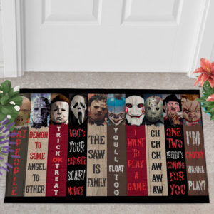 Movie Characters Halloween Horror Decorative Doormat