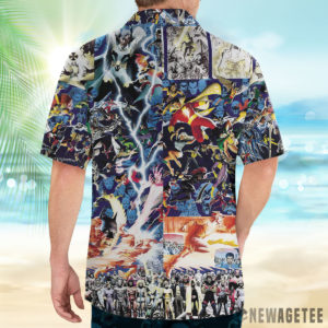 Crisis on Infinite Earths DC Superman and Wonder Woman Hawaiian Shirt, Beach Shorts
