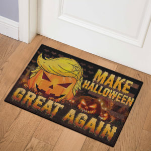 Trumpkin American Make Halloween Great Again Doormat