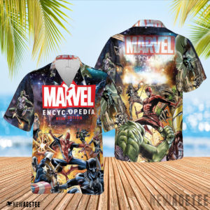 3D Shirt Marvel Encyclopedia New Edition