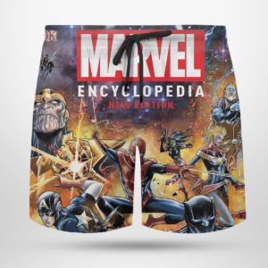 4 Beach Shorts Marvel Encyclopedia New Edition