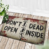 Freddy Stay Woke Horror Halloween Doormat