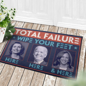 4 Decor Outdoor Doormat Total Failure Wipe Feet Here Anti Biden Doormat