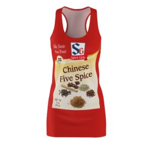 Chinese Five Spice Girls Group Halloween Costumes Dress