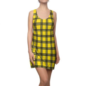 Cher Clueless Outfit Black white Tartan Plaid Fancy Dress Costume