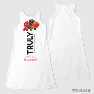 TRULY Can Wild Berry Hard Seltzer Costume Maxi Dress