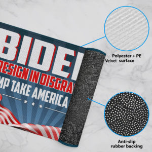 6 Rug Biden Resign In Disgrace Trump Take American Back Outdoor Indoor Doormat