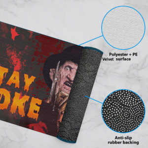 6 Rug Freddy Stay Woke Horror Halloween Doormat