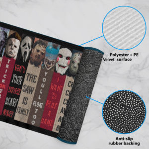 6 Rug Movie Characters Halloween Horror Decorative Doormat
