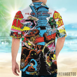 New Teen Titans Batman Outsiders Hawaiian Shirt, Beach Shorts
