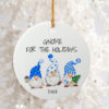 Funny global pandemic last year 2021 Round Ornament