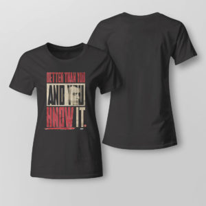 Lady Tee MJF Better than you And You Know It Shirt Long Sleeve