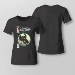 Lady Tee The Amazing Night Monkey Superhero Spiderman shirt
