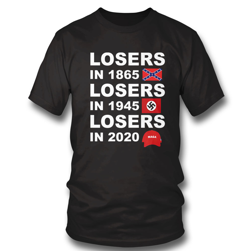 George Clooney losers in 1865 losers in 2020 t-shirt George Clooney losers in 1865 losers in 2020 t-shirt