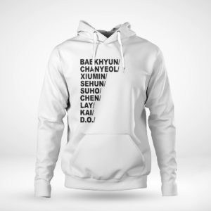 Baekhyun Chanyeol Xiumin Sehun Suho Chen Lay Kai D.o T Shirt