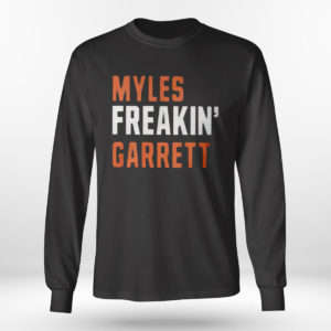 Unisex Longsleeve shirt Myles Freakin Garrett Shirt Long Sleeve