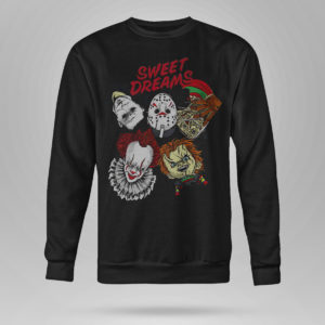 Unisex Sweetshirt Sweet Dreams Horror Happy Halloween Shirt