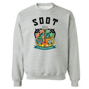Unisex Sweetshirt sport grey Fresh Soot College Technicolour Shirt