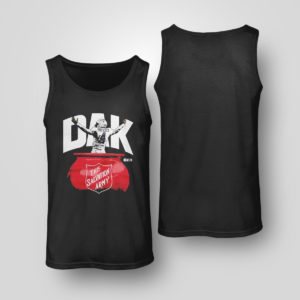 Unisex Tank Top Dallas Cowboys Dak Prescott The Salvation Army Shirt
