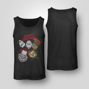Unisex Tank Top Sweet Dreams Horror Happy Halloween Shirt