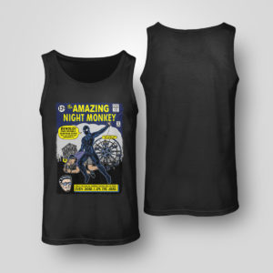 Unisex Tank Top The Amazing Night Monkey Superhero Spiderman Comics shirt