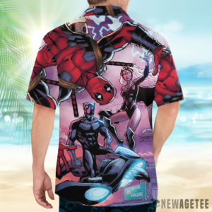 Deadpool Marvel Comics Hawaiian Shirt, Beach Shorts